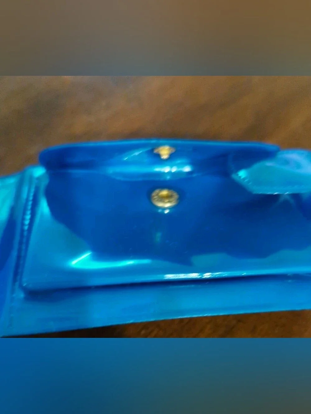 Vintage  Wallet Star Wars Return of the Jedi Blue Plastic
